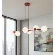 EMIBIG 1644/6 MAGNUS 6 BURGUNDY OPAL LAMPA WISZĄCA