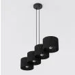 EMIBIG 1655/4 ECO 4 BL BLACK LAMPA WISZĄCA