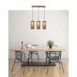 CANDELLUX 50103219 LAMPA WISZĄCA KIOTO 3 CZARNY 120x12x60
