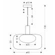 CANDELLUX STUDIO 31-50953 SOPRA 40 lampa wisząca