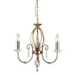ELSTEAD AEGEAN AG3 AGED BRASS 3Lt Chandelier/Semi-Flush