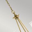 ELSTEAD Waverly KL-WAVERLY3-NBR 3 Light Chandelier - Natural Brass