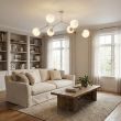 EMIBIG 1703/6 SPACE 6 MOKKA OPAL Lampa sufitowa
