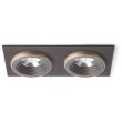 RENDL R13257 SHARM SQ II wpuszczana brązowa/perłowo-złota 230V LED 2x10W 24° 3000K