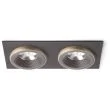 RENDL R13257 SHARM SQ II wpuszczana brązowa/perłowo-złota 230V LED 2x10W 24° 3000K