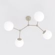 EMIBIG 1703/4 SPACE 4 MOKKA OPAL Lampa sufitowa