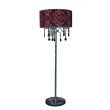 CANDELLUX 53-80465 ASTOR LAMPA PODŁOGOWA 3X40W E14 + ABAŻUR 77-30743