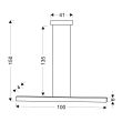 CANDELLUX STUDIO A0010-310 COCONUT lampa wisząca 28W LED 4000K