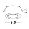 LUCES EXCLUSIVAS LE61615 ACAMIEL oczko natynkowe