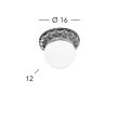 KOLARZ 0298.11.15 MILADY lampa sufitowa