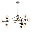Step into design ST-9047-10 amber Lampa wisząca ASTRIFERO-10 bursztynowo czarna 90 cm