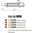 AZZARDO AZ2895 Dali 60 4000K (black)
