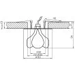 CANDELLUX 2217751 SK-54 CH/WH G4 OPR.STROP.STAŁA KRYSZTAŁ 20W G4 KWIAT