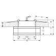 CANDELLUX 2224558 SA-06 SNS MR16 1X50W SATYNA OPR. STROP. STAŁA KWADRATOWA