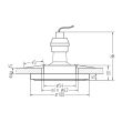 CANDELLUX 2273617 OPRAWA STROPOWE SK-94 GU-10 35W CHROM BEZBARWNE