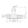 CANDELLUX 2273617 OPRAWA STROPOWE SK-94 GU-10 35W CHROM BEZBARWNE