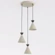 EMIBIG 1741/3PREM KLEVER 3PREM MOKKA BLACK Lampa wisząca