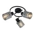 CANDELLUX 98-27405 BILL LAMPA SUFITOWA SPIRALA CZARNY 3X40W E27 KLOSZ DYMIONY