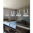 AZZARDO 1798-4PB / AZ0494 Rubic 4 A Lampa wisząca