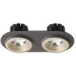 RENDL R13241 SHARM R II wpuszczana perłowo-złota/brązowa 230V LED 2x10W 24° 3000K