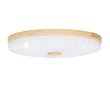 CANDELLUX 13-24961 LEMO LAMPA SUFITOWA PLAFON DREWNIANY 24W LED 38CM BIAŁY 4000K