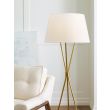 ELSTEAD Penny FE-PENNY-FL-BB 1 Light Floor Lamp - Burnished Brass