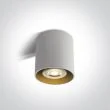 ONE LIGHT 12105T/W Roda biała oprawa sufitowa z oprawką GU10 MR16 10W