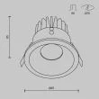 MAYTONI DL034-L12W4K-D-W Zoom Downlight biały