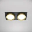 MAYTONI DL086-02-GX53-SQ-BG Hoop Downlight czarny ,złoty