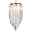 Step into design DP0339-600 gold Lampa wisząca WAVE złota 60 cm