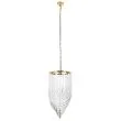 Step into design DP0339-600 gold Lampa wisząca WAVE złota 60 cm