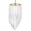 Step into design DP0339-600 gold Lampa wisząca WAVE złota 60 cm