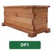 Donica ogrodowa kwietnik drewniany prostokątny 52cm [DP1]
