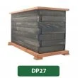 Donica ogrodowa kwietnik drewniany prostokątny 62cm [DP27]
