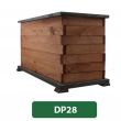 Donica ogrodowa kwietnik drewniany prostokątny 62cm [DP28]