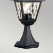 ELSTEAD NORFOLK NR3 BLK Pedestal Lantern
