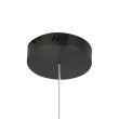 Step into Design ST-8848-80 black Lampa wisząca CIRCLE 80 LED tytanowy 80 cm