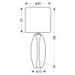 CANDELLUX 41-79978 PALMA 2 H-59 LAMPA GABINETOWA 1X60W E27