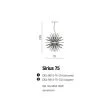 AZZARDO AZ2115 Sirius Stick 75 (chrome)