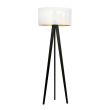 EMIBIG 1147/LP1 LAMPA PODŁOGOWA ASTON LP1 WHITE/GOLD