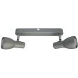 CANDELLUX 92-44211 PICARDO LISTWA 2X40W E14 SZARO SREBRNY