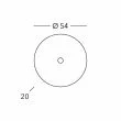 KOLARZ A1306.61L.WM.SUNWG MOON lampa ścienna