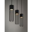 SIGMA 33453 FOBIA 3 lampa wisząca prosty czarny