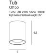 MAXLIGHT TUB plafon C0155