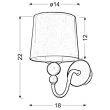 CANDELLUX 21-39163 BEBE LAMPA KINKIET 1X60 E27 BIAŁY