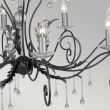 ELSTEAD AMARILLI AML15 BLK/SILVER 15Lt Chandelier