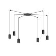 EMIBIG 524/6 LAMPA WISZĄCA TRAKER 6 BL/BLACK