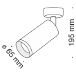 MAYTONI C017CW-01W Ceiling & Wall Focus Ceiling Lamp White