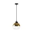 CANDELLUX 31-21212 CONTESSA LAMPA WISZĄCA CZARNY 1X40 E27 KLOSZ ZŁOTY
