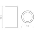 RENDL R12667 GAYA biała 230V GU10 35W